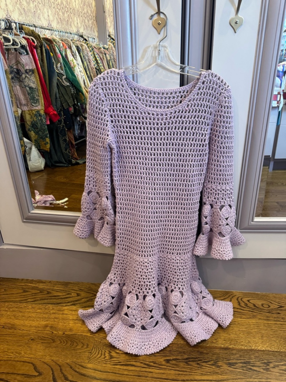 Michael Kors hand knit crochet Dress